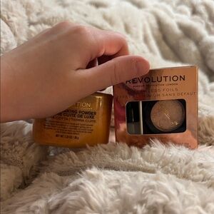 Revolution Flawless Foils Eyeshadow - Rebound Gold